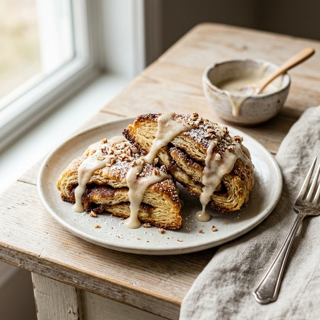 Brown Butter Cinnamon Roll Scones