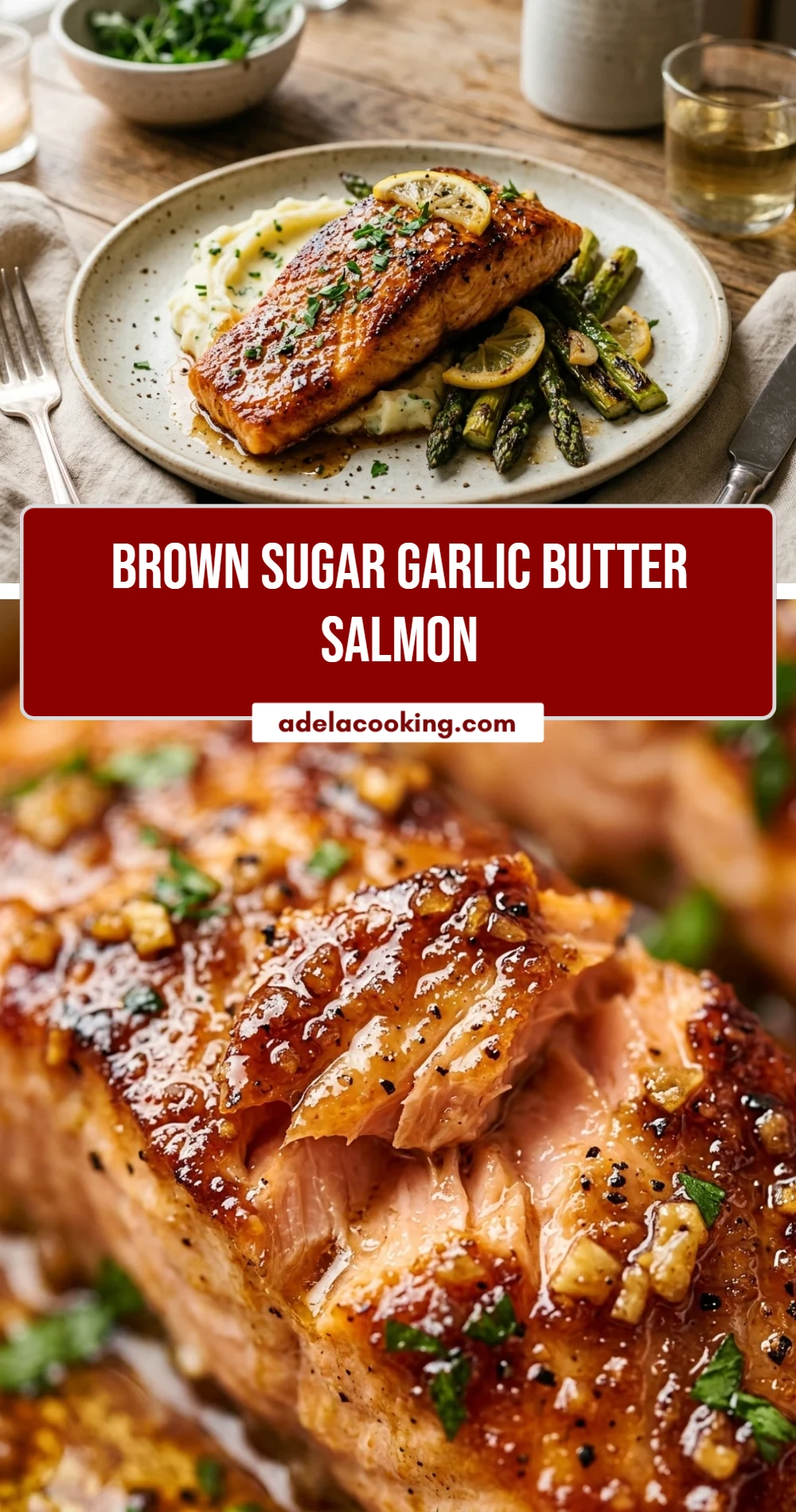 Brown Sugar Garlic Butter Salmon