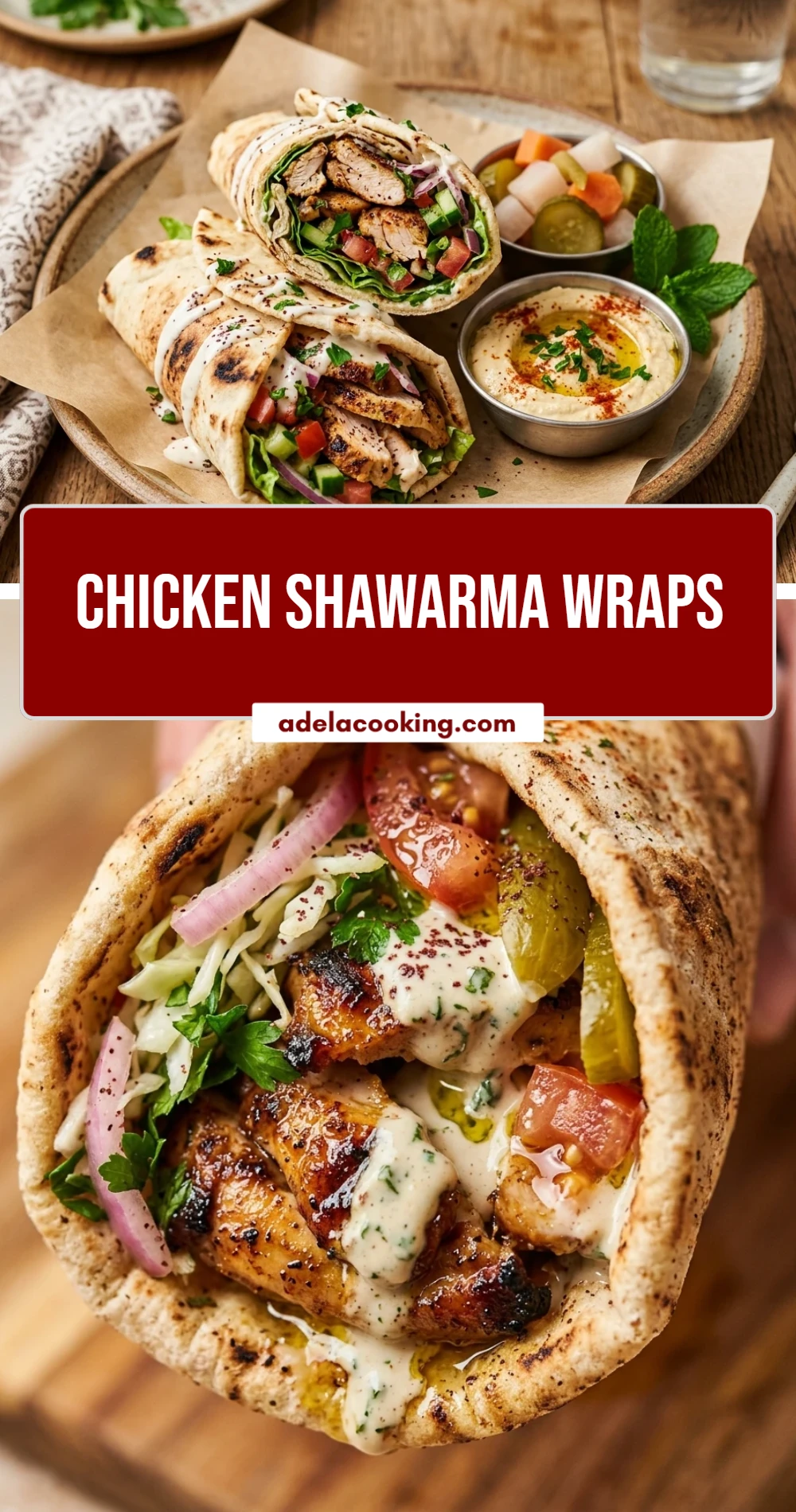 Chicken Shawarma Wraps