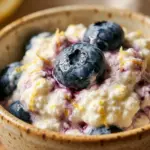 Cottage Cheese Lemon Blueberry Fluff