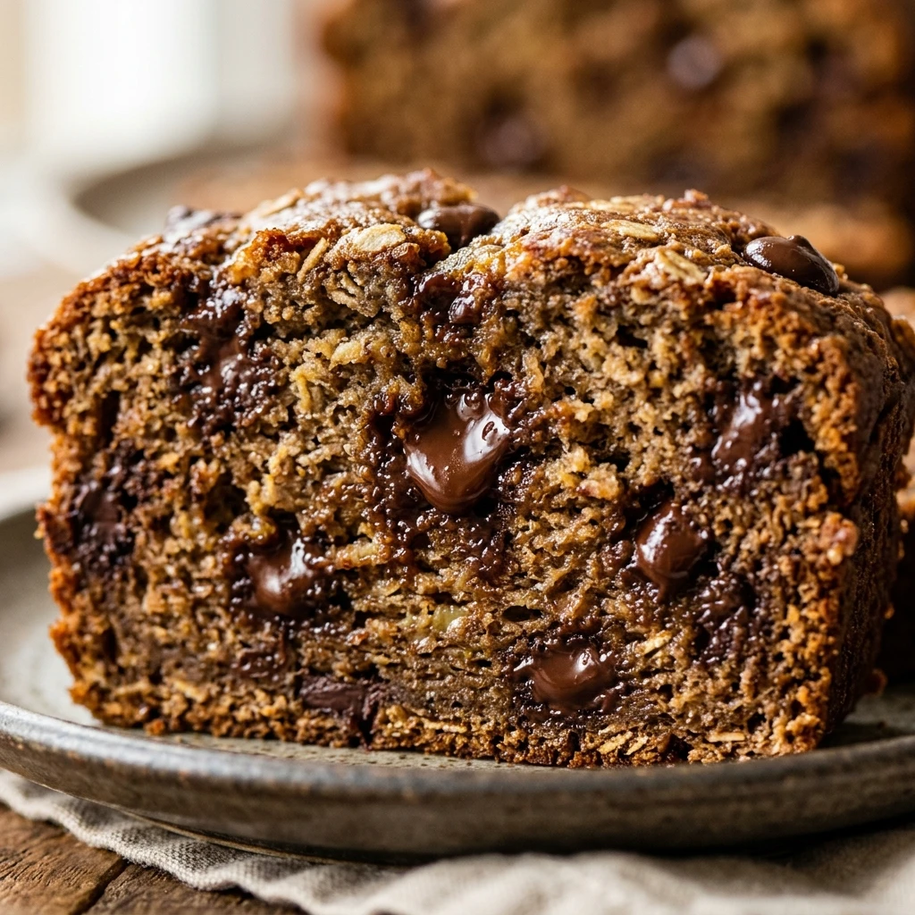 High Protein Chocolate Chip Banana Bread