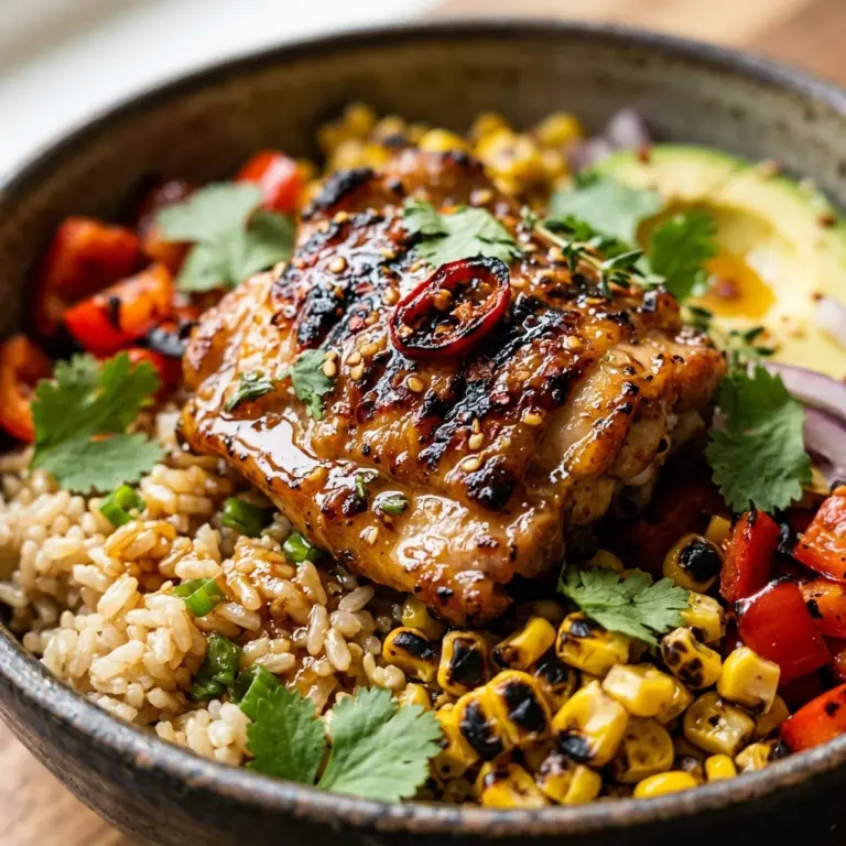 Hot Honey Grilled Chicken Bowl
