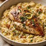 Lemon Herb Chicken Orzo