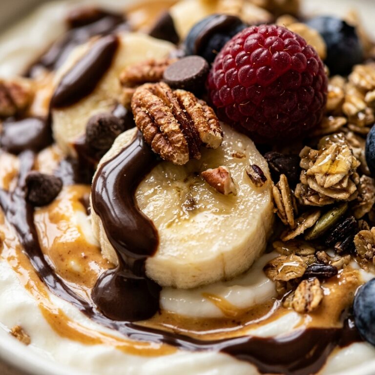 Protein Banana Split Yogurt Bowl