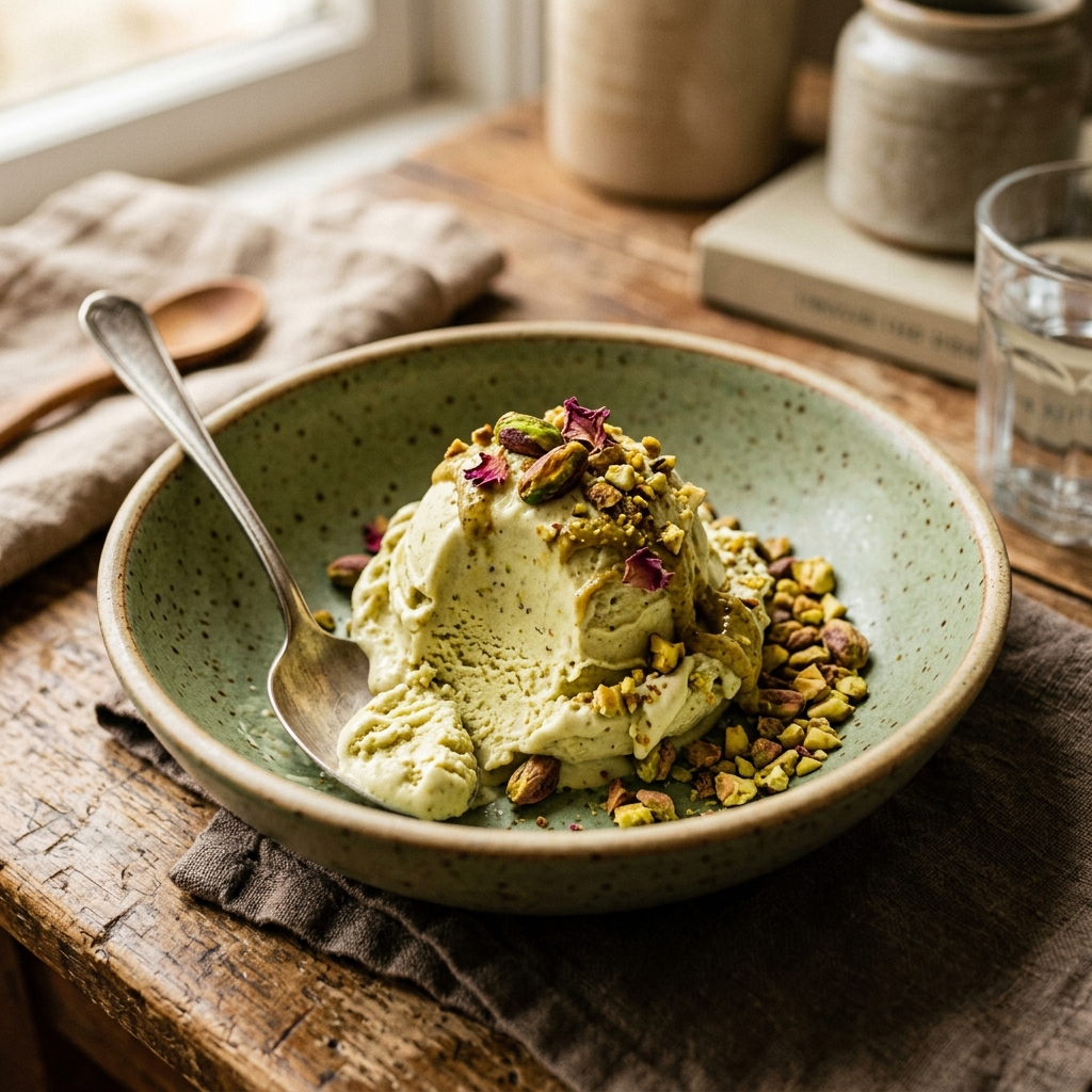 Protein Pistachio Ice Cream Ninja Creami