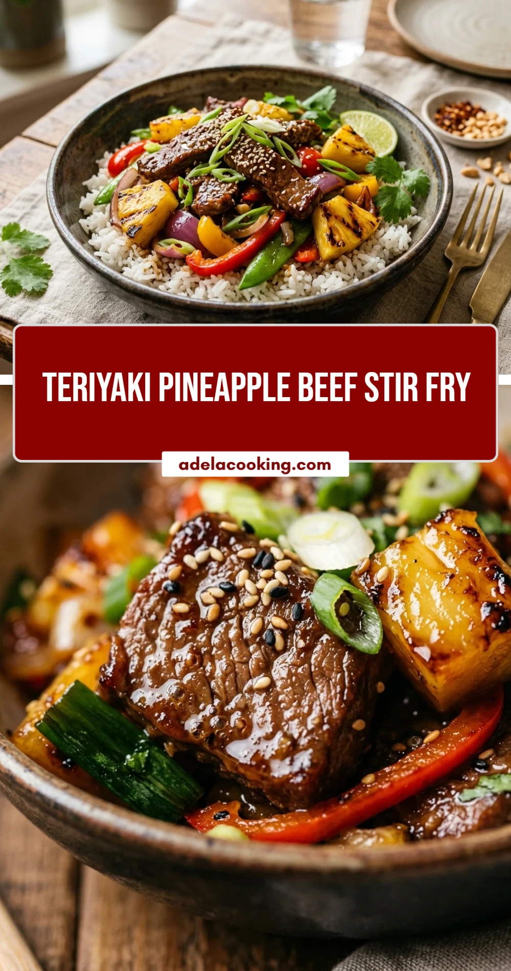 Teriyaki Pineapple Beef Stir Fry