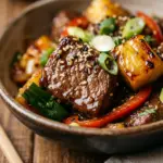Teriyaki Pineapple Beef Stir Fry