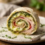 Turkey Pesto Pinwheels