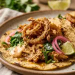 Viral Crispy Onion Chicken Tacos