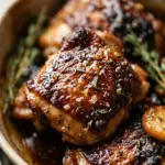Apple Cider Glazed Chicken Thighs