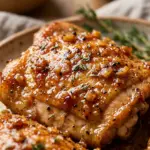 Apple Cider Glazed Chicken Thighs