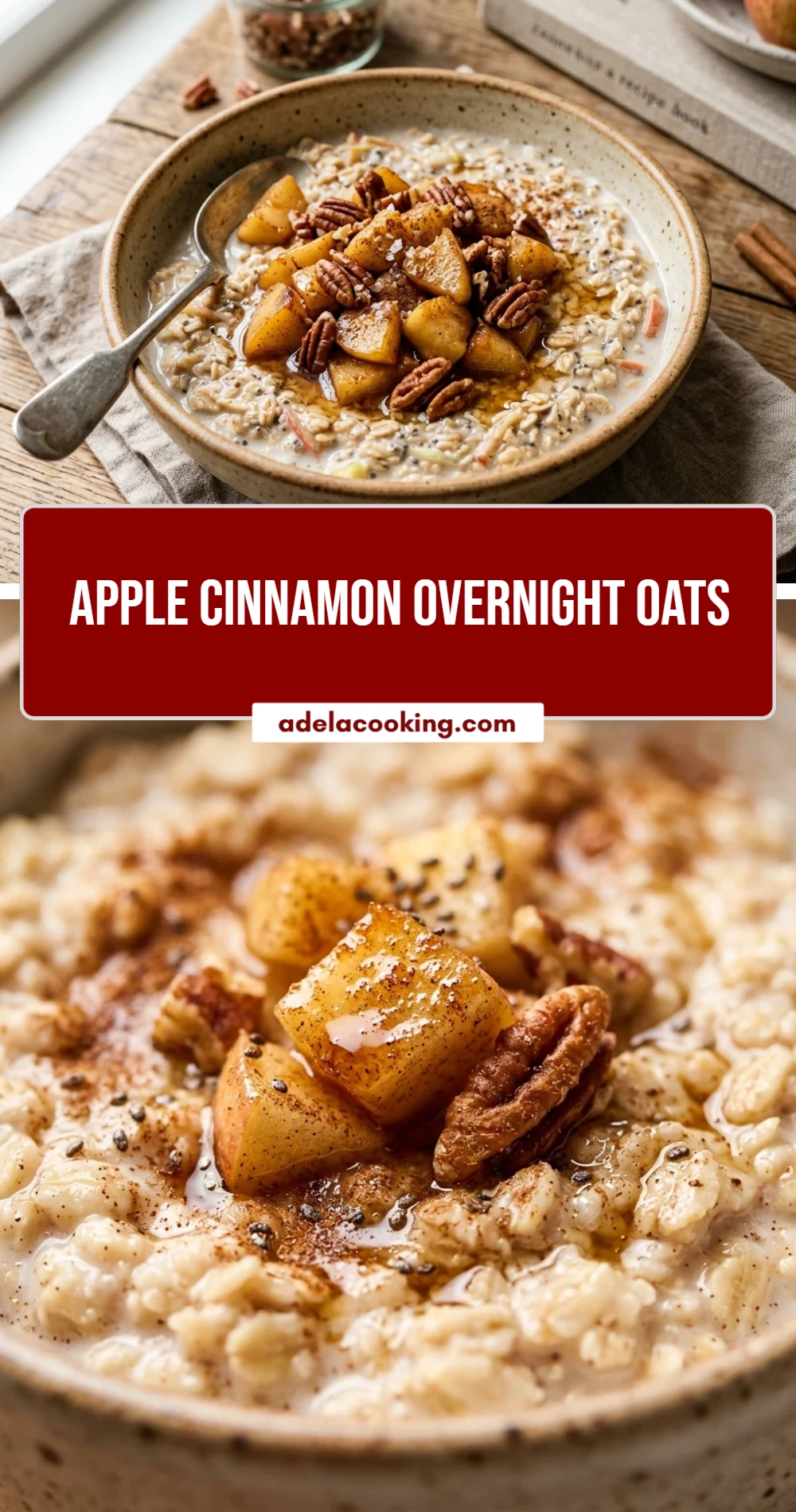 Apple Cinnamon Overnight Oats