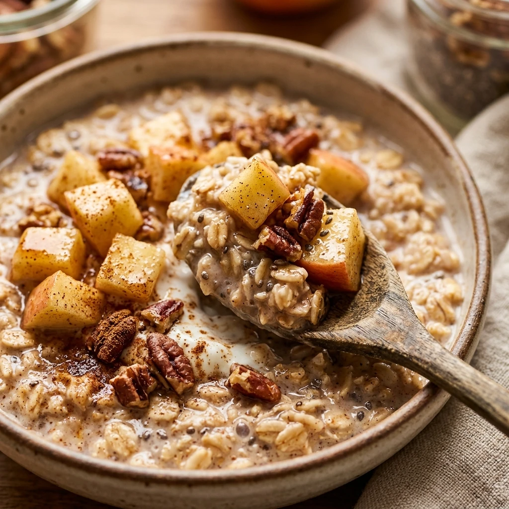 Apple Cinnamon Overnight Oats