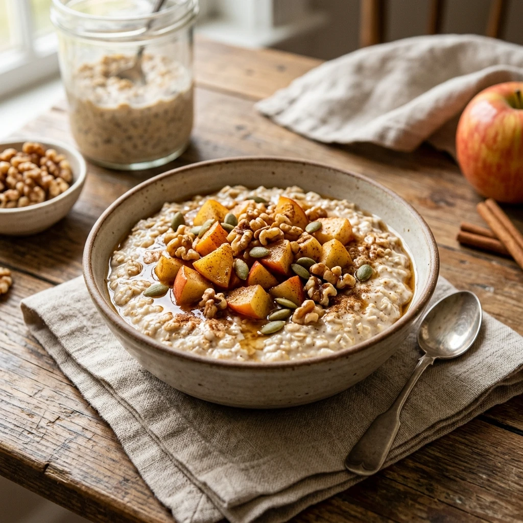 Apple Cinnamon Overnight Oats