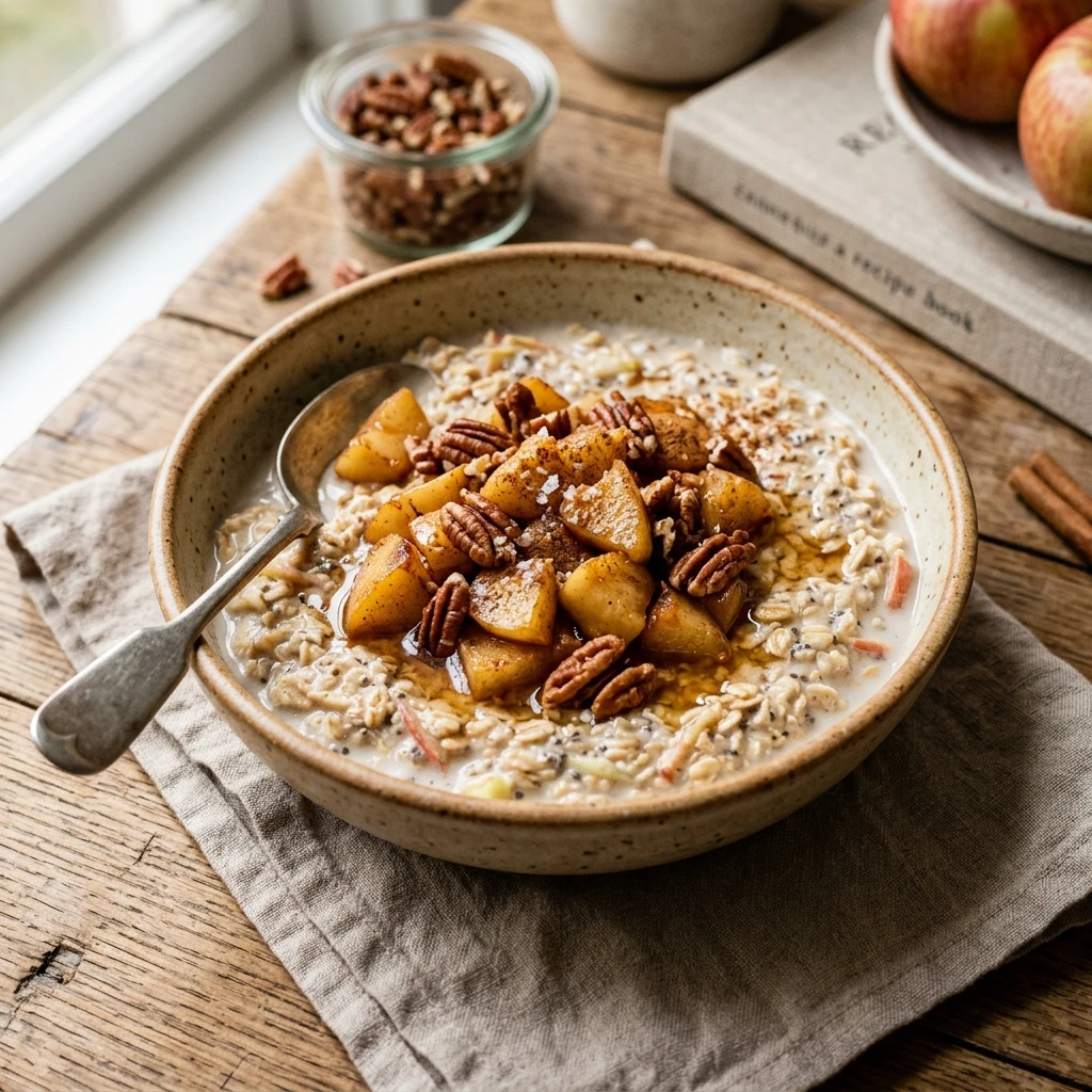 Apple Cinnamon Overnight Oats