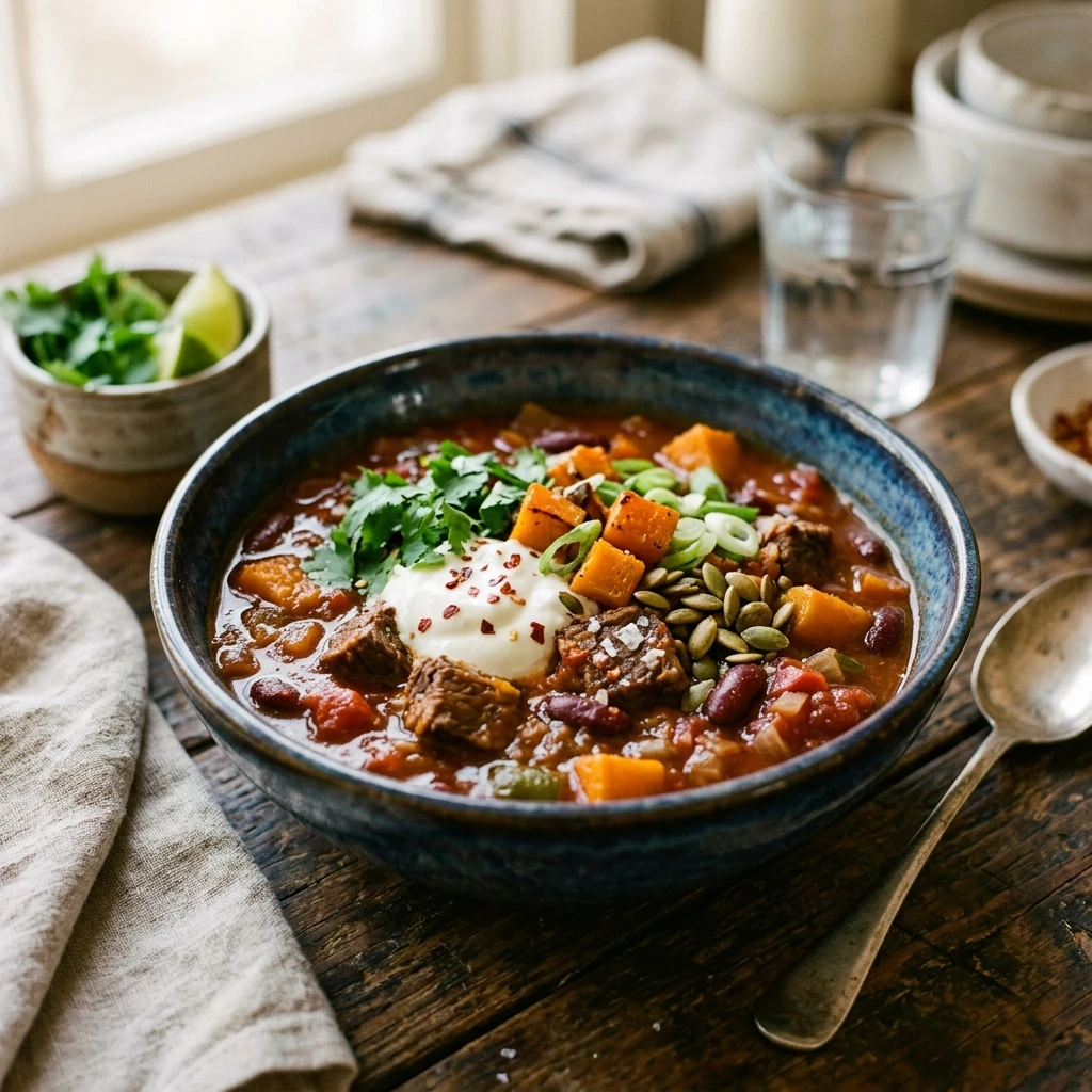 Beef And Pumpkin Chili