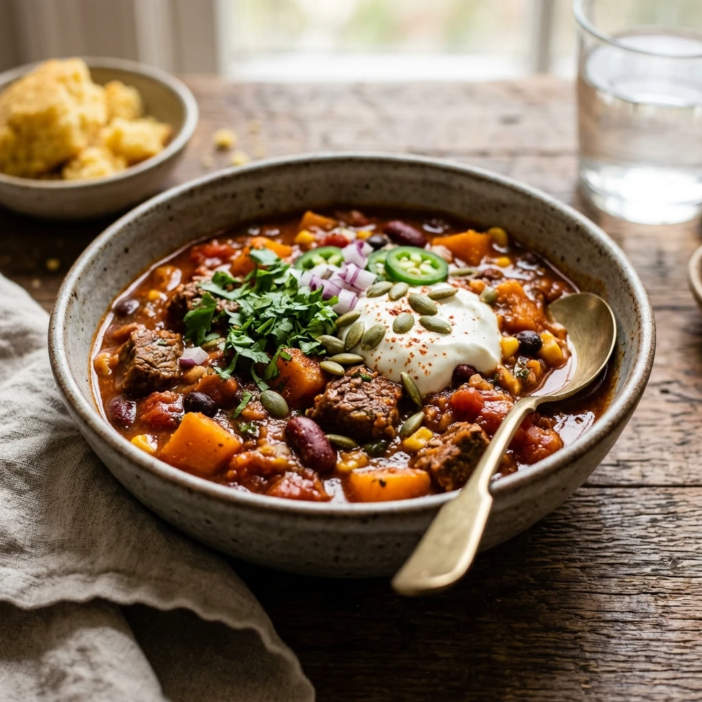 Beef And Pumpkin Chili