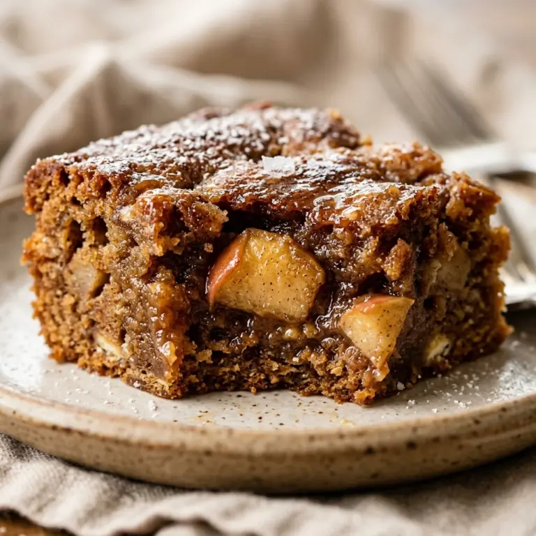 Brown Butter Apple Blondies