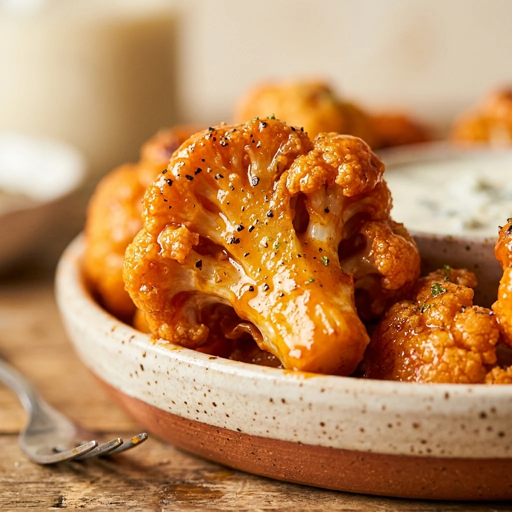 Buffalo Cauliflower Bites