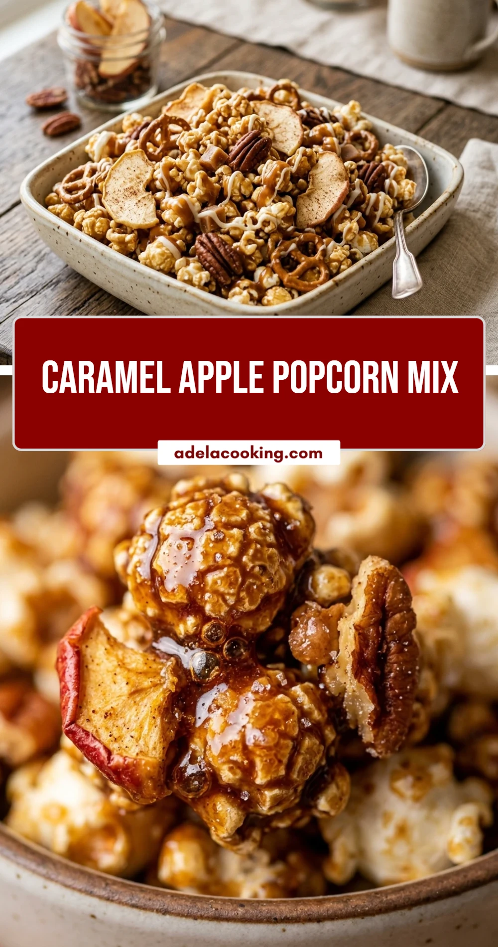 Caramel Apple Popcorn Mix
