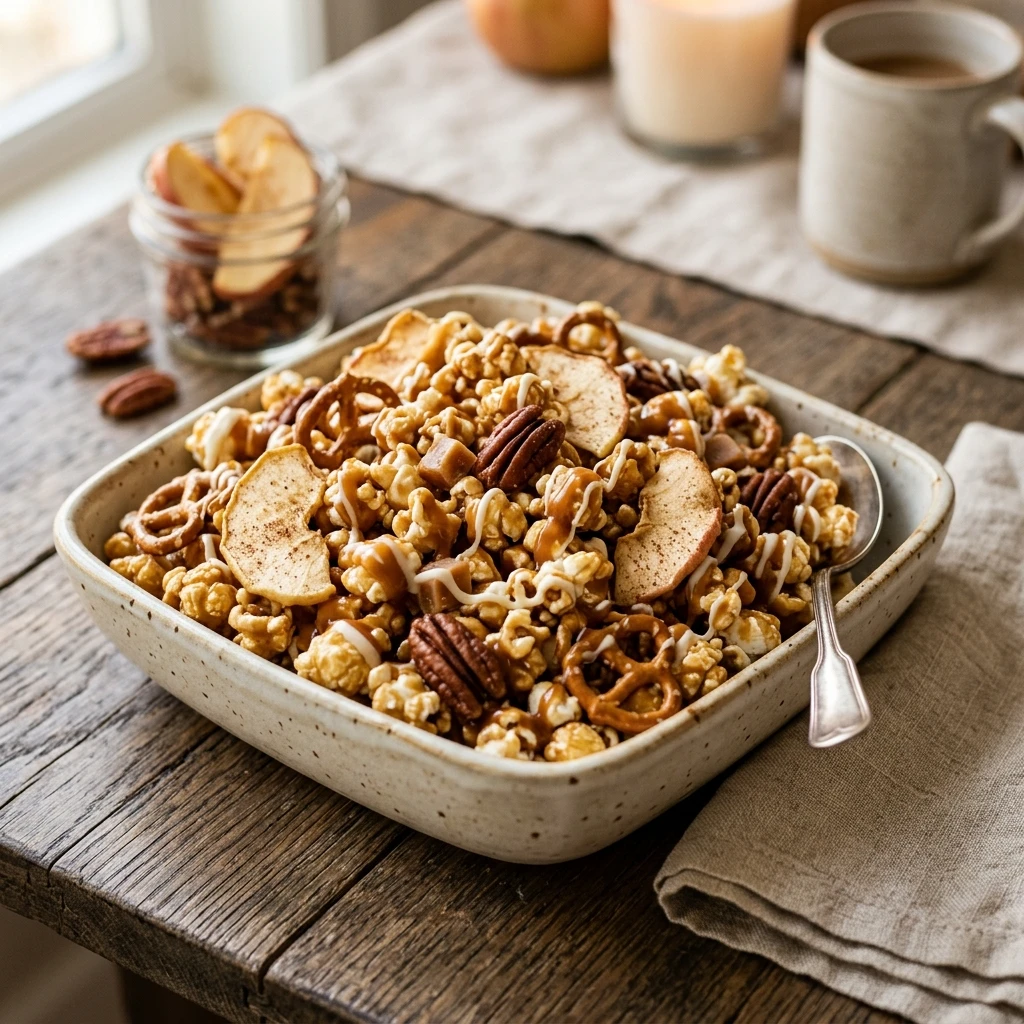 Caramel Apple Popcorn Mix