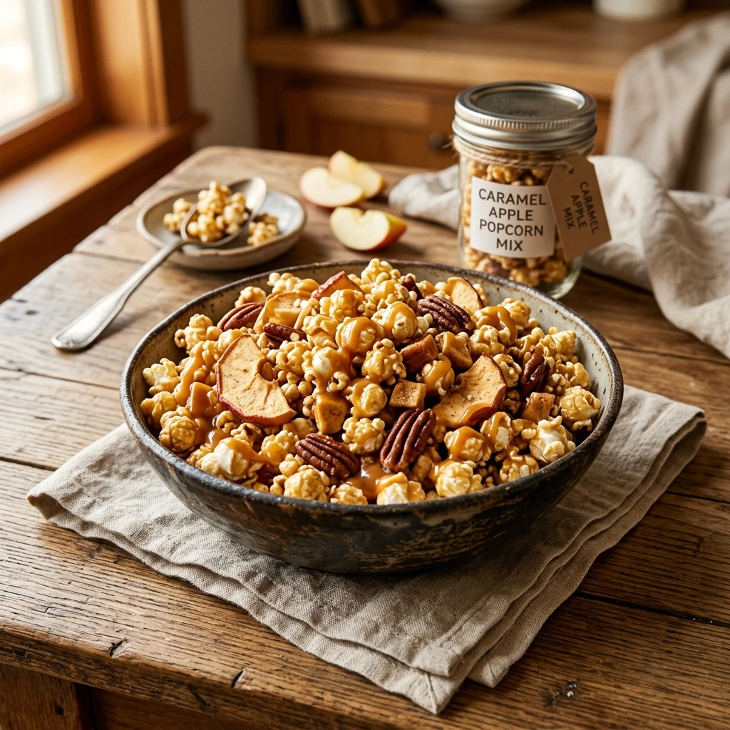 Caramel Apple Popcorn Mix