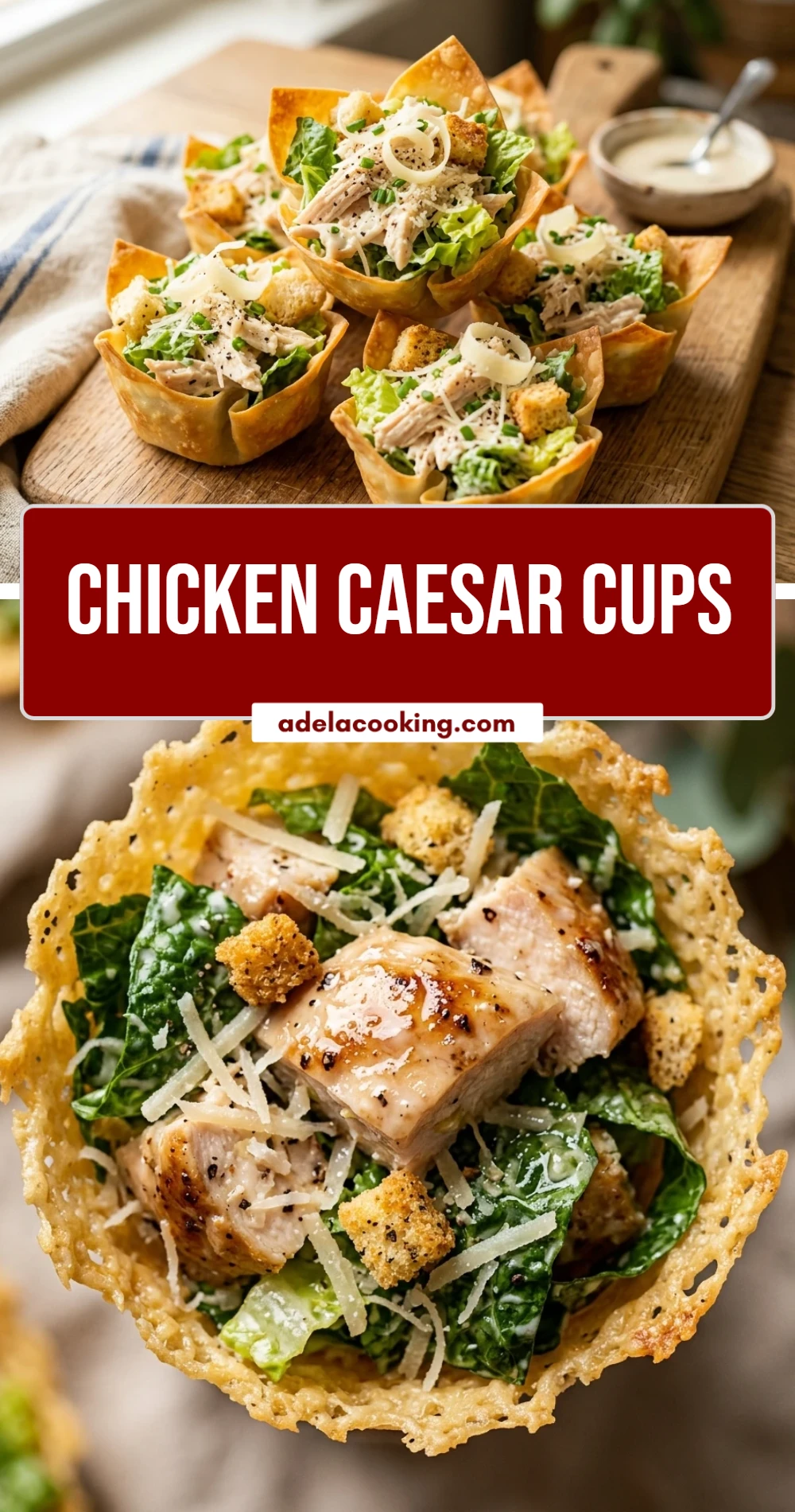 Chicken Caesar Cups