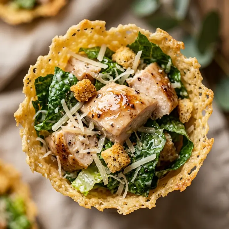 Chicken Caesar Cups