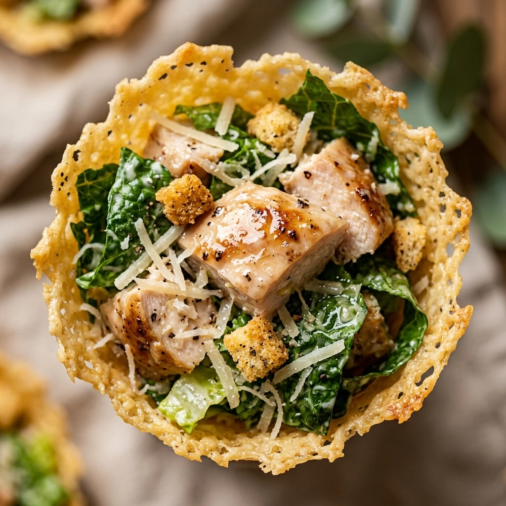 Chicken Caesar Cups