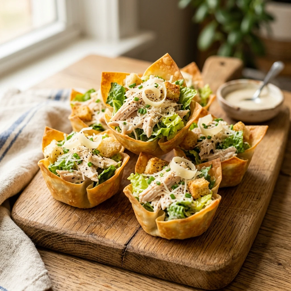 Chicken Caesar Cups