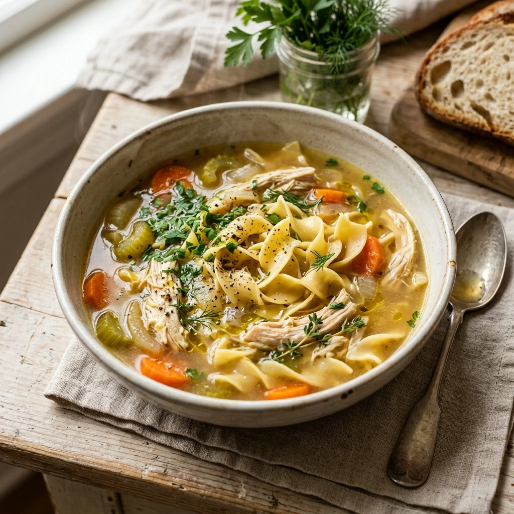 chicken noodle soup recipe