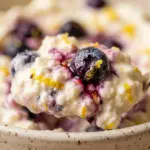 Cottage Cheese Lemon Blueberry Fluff
