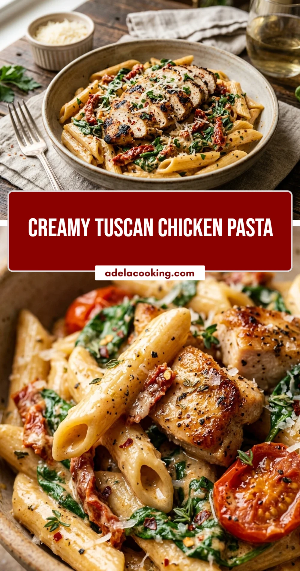 Creamy Tuscan Chicken Pasta