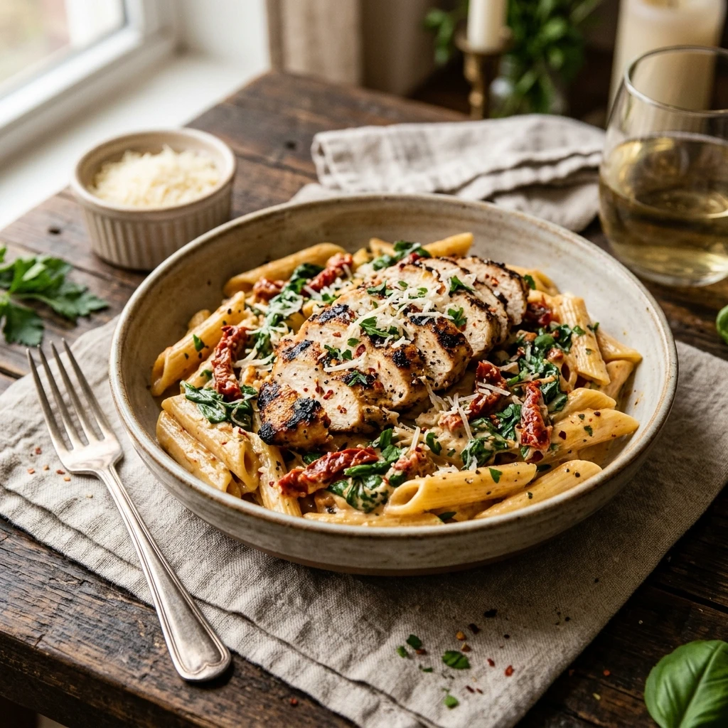 Creamy Tuscan Chicken Pasta