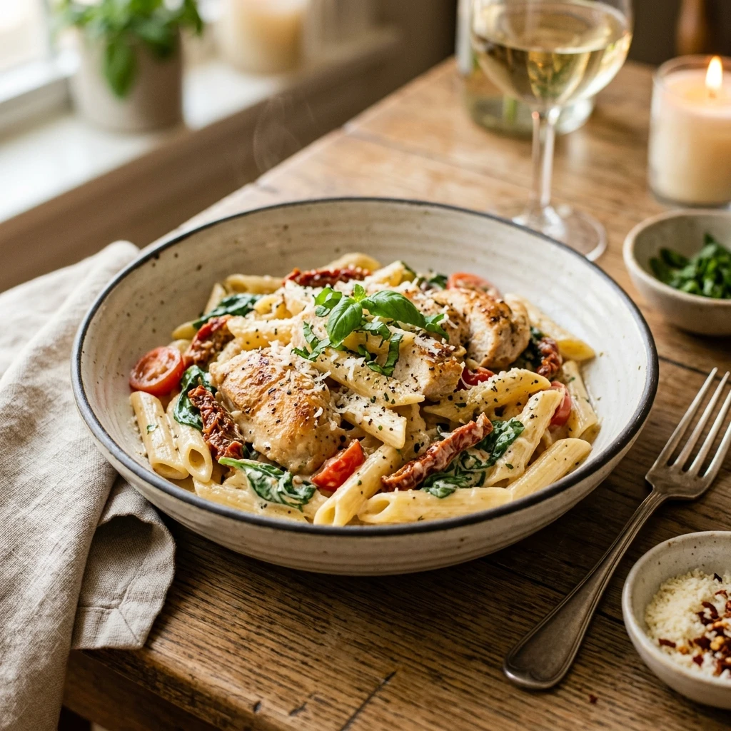 Creamy Tuscan Chicken Pasta