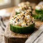 Everything Bagel Cucumber Bites