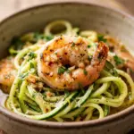 Garlic Butter Shrimp Zucchini Noodles