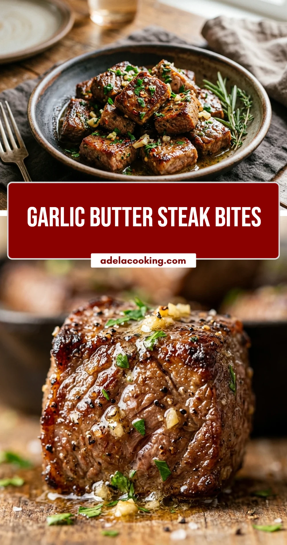 Garlic Butter Steak Bites