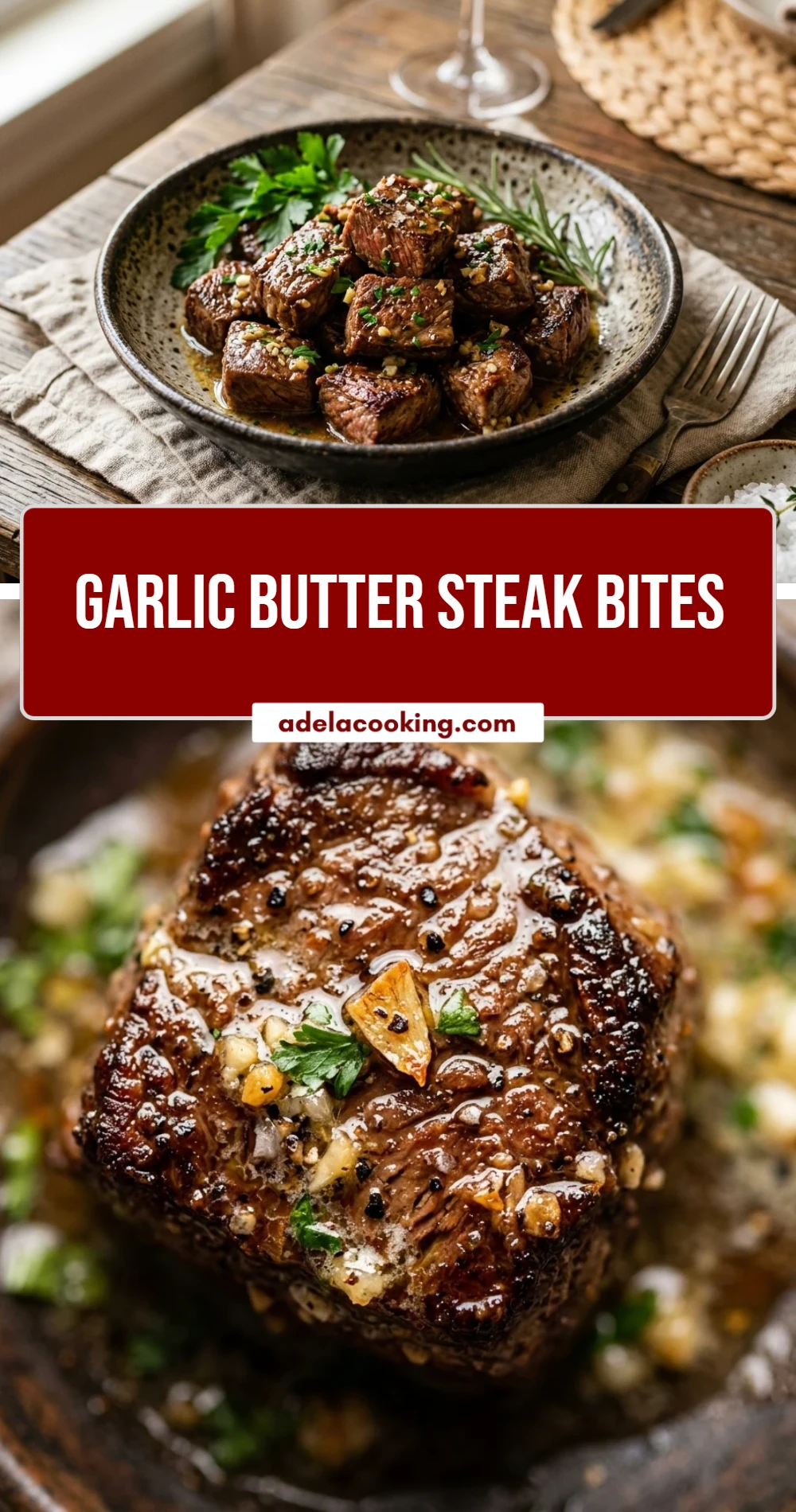 Garlic Butter Steak Bites