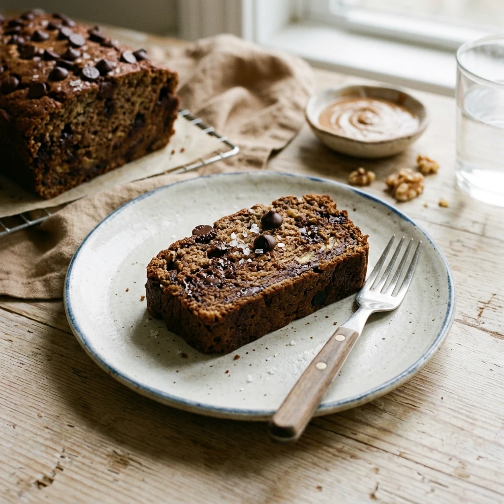 High Protein Chocolate Chip Banana Bread