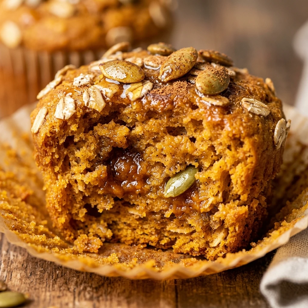 High Protein Pumpkin Muffins
