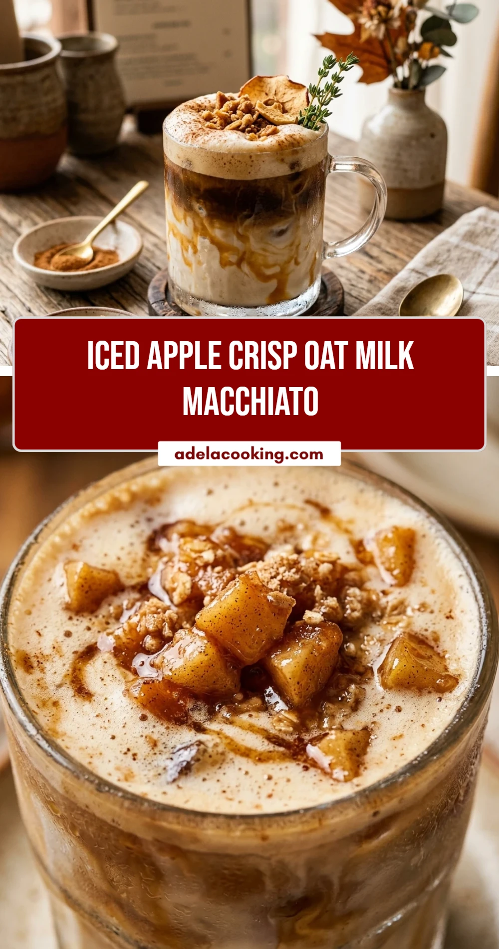 Iced Apple Crisp Oat Milk Macchiato