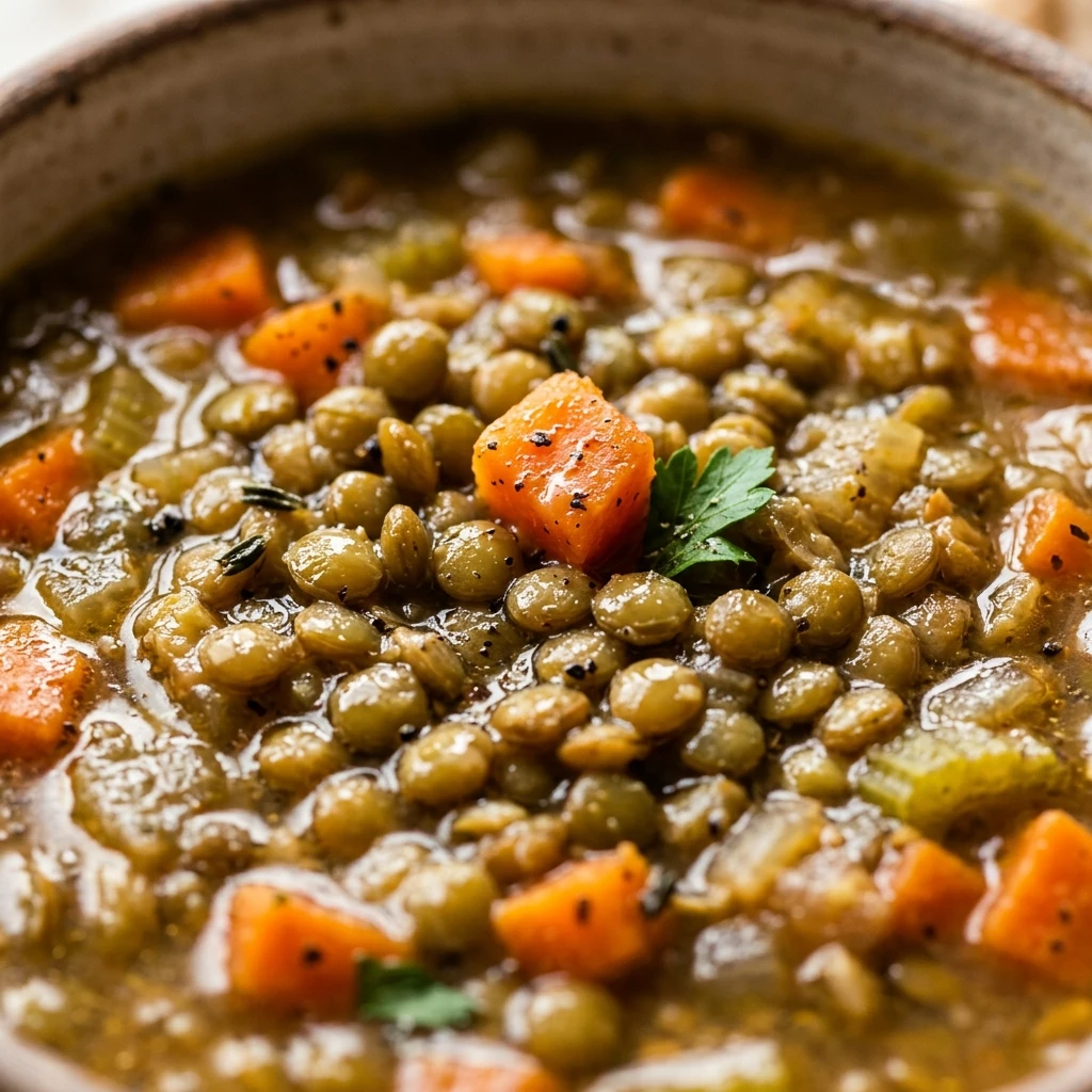 Lentil Vegetable Soup High Protein