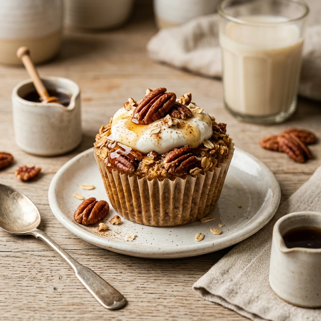Maple Pecan Oatmeal Cups