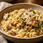 One Pot Creamy Chicken And Orzo
