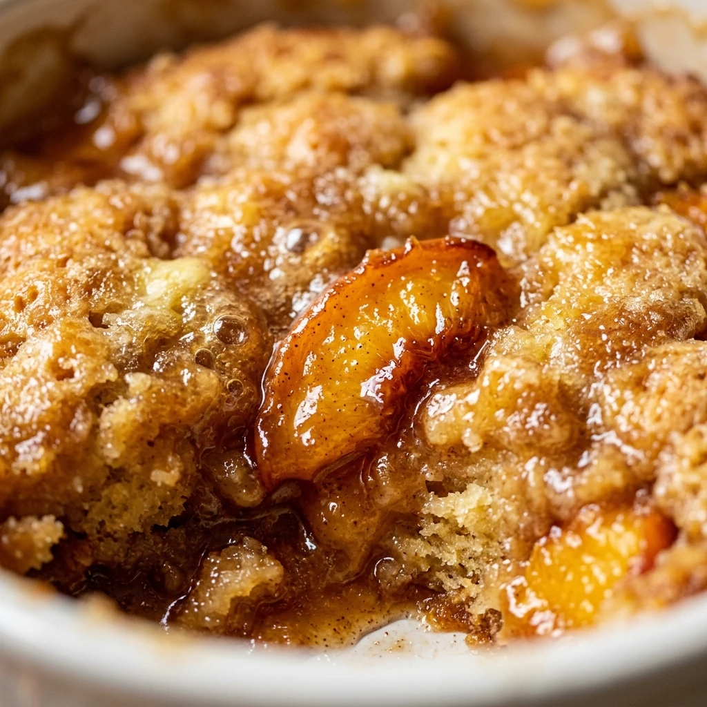 Peach Cobbler Dump Cake