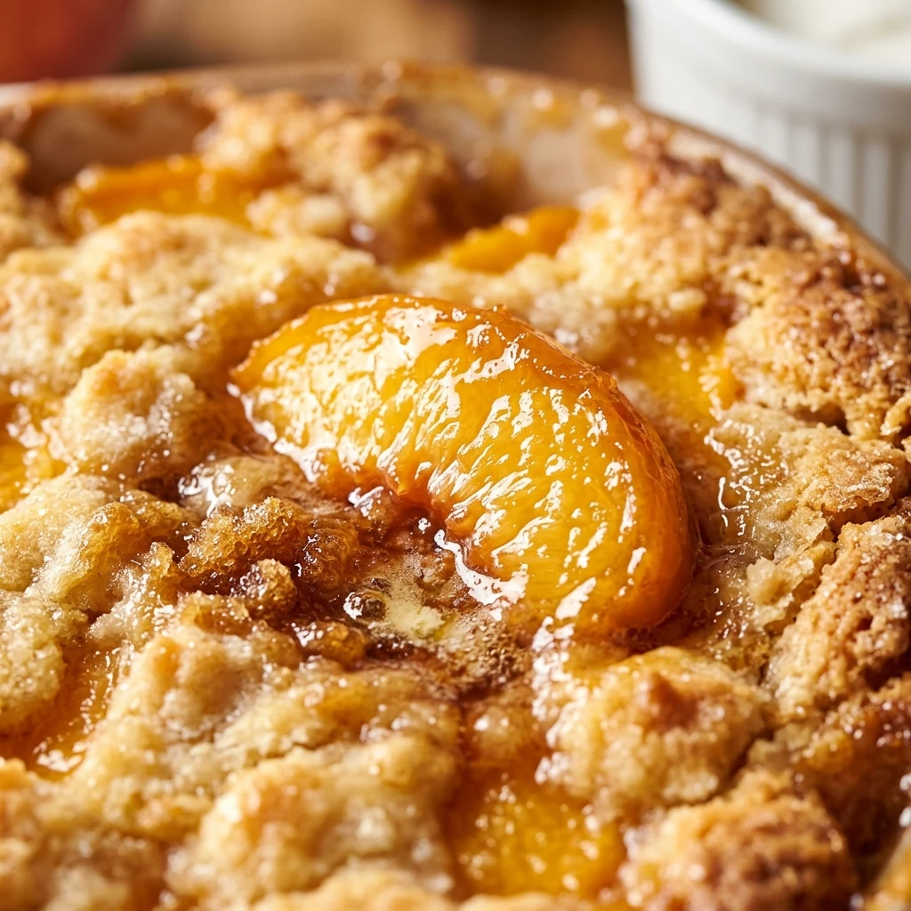 Peach Cobbler Dump Cake