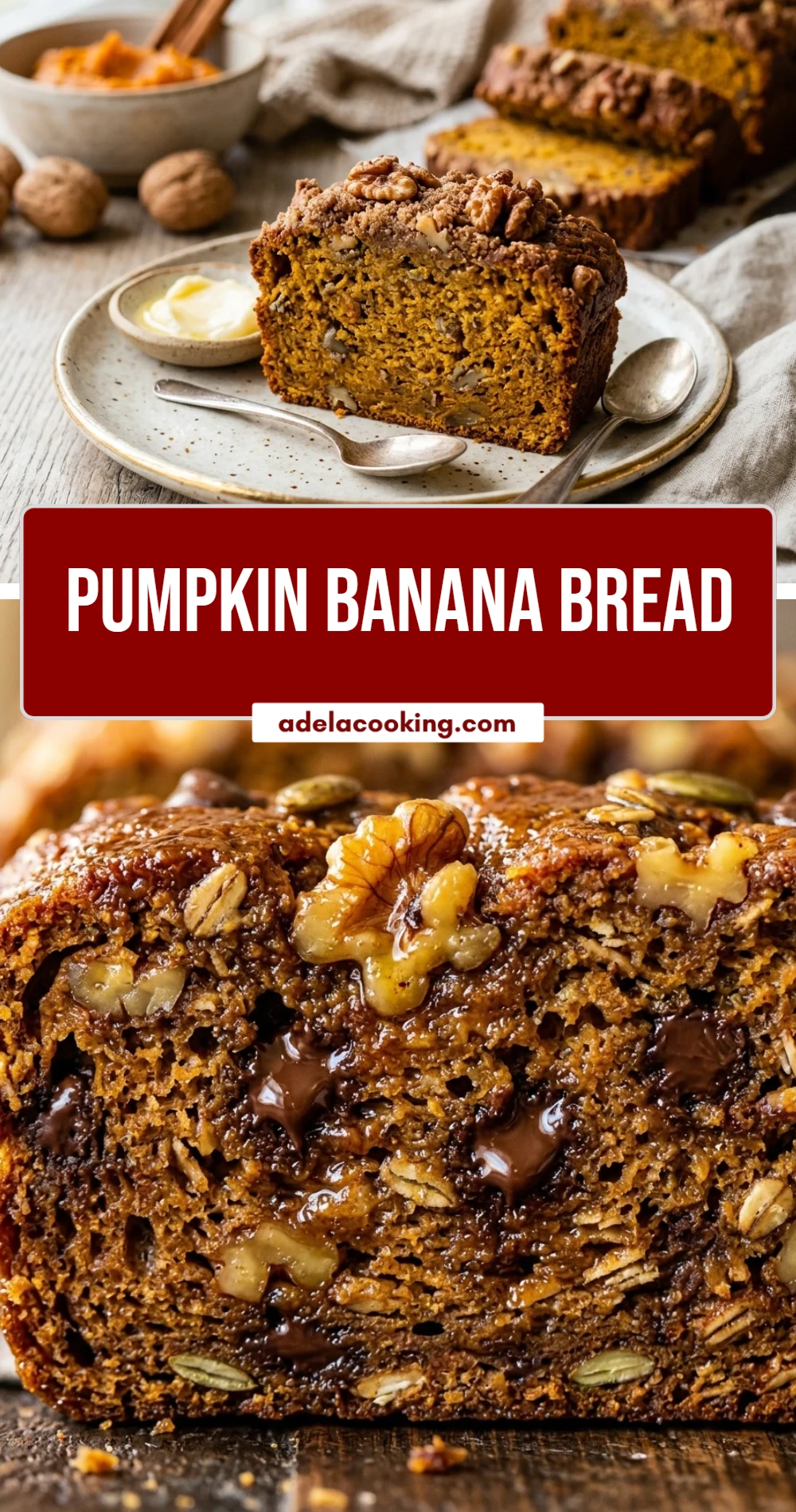 Pumpkin Banana Bread