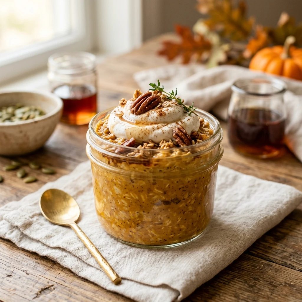 Pumpkin Pie Overnight Oats
