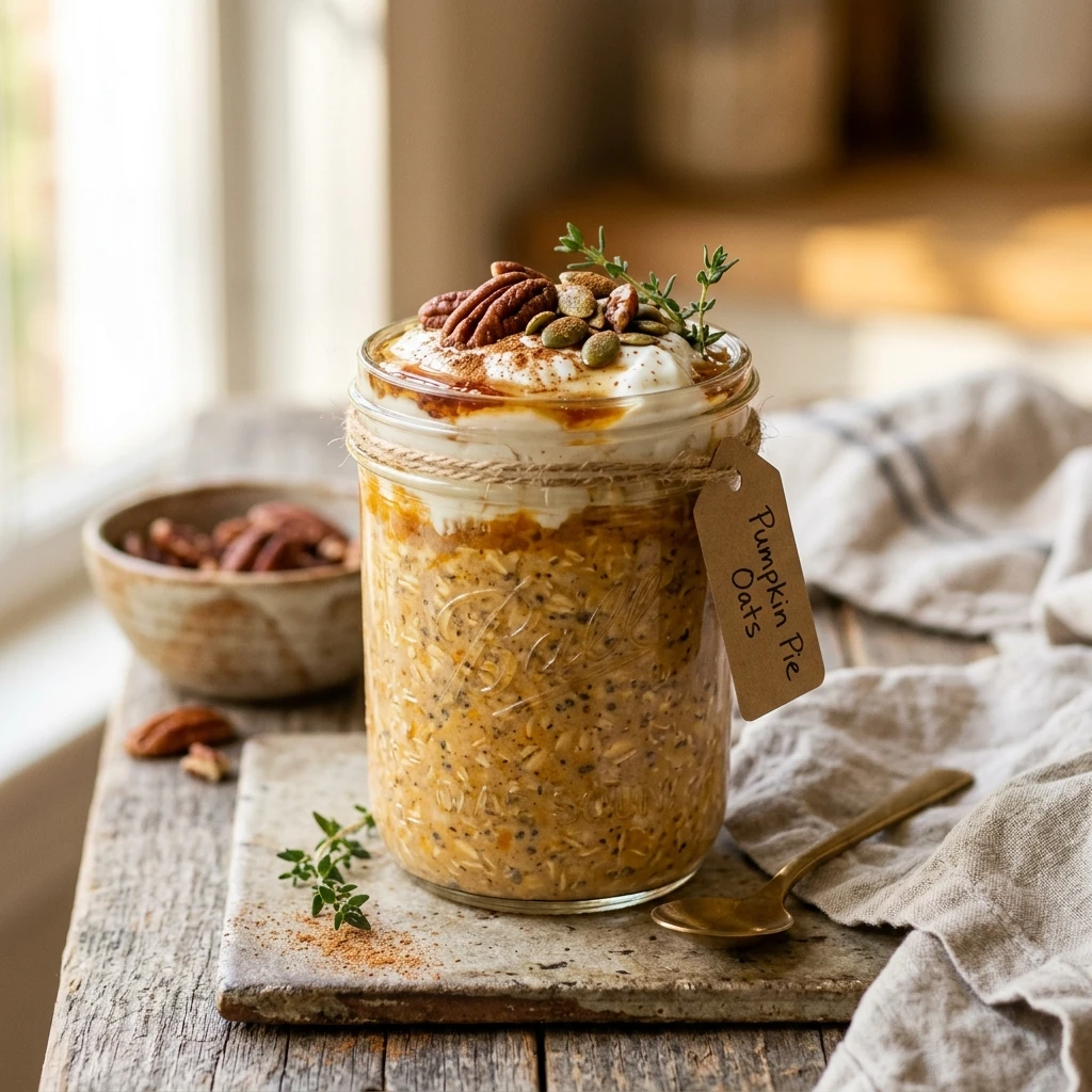 Pumpkin Pie Overnight Oats